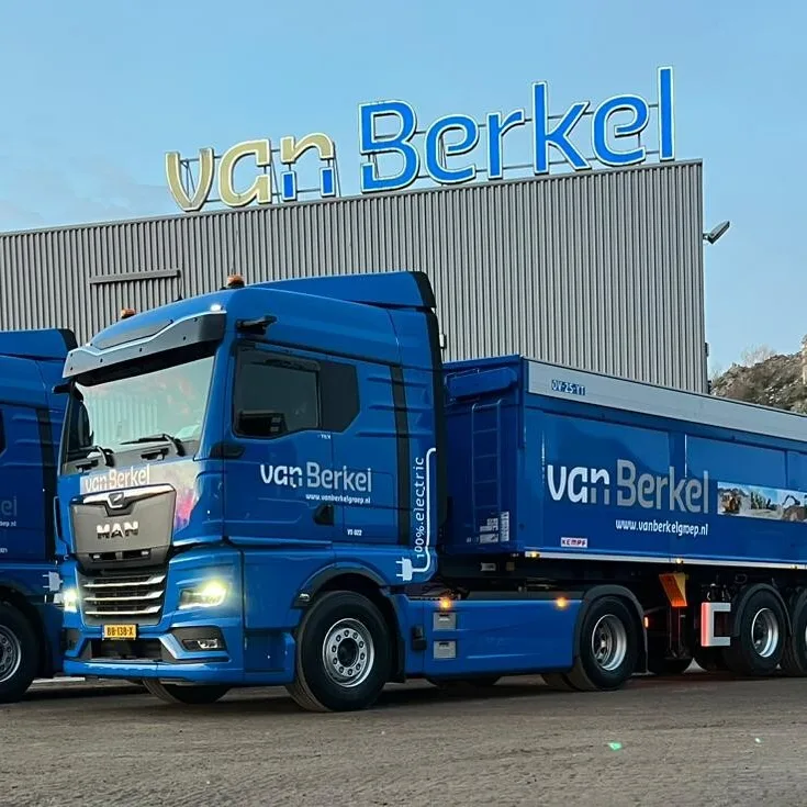 Van Berkel Groep kiest voor MAN eTGX met kipper-oplegger