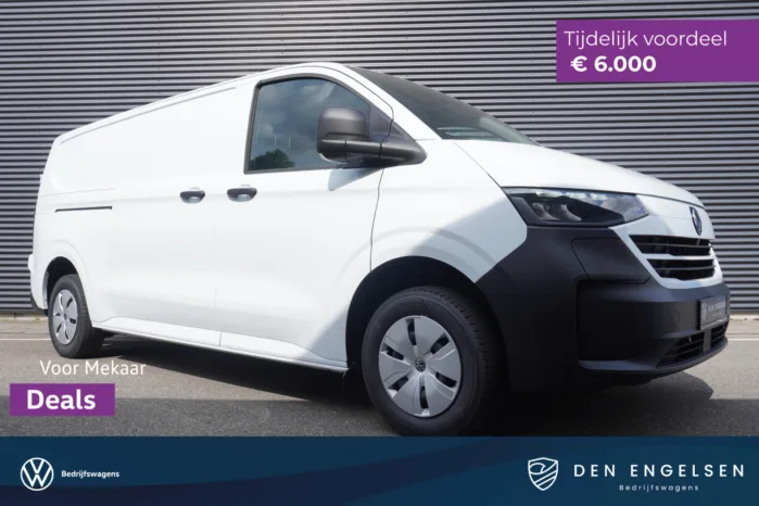 Volkswagen e-Transporter Life L2H1 218 pk, Achterdeuren zonder ruit, Trekhaak, Climatronic, Bijrijdersbank