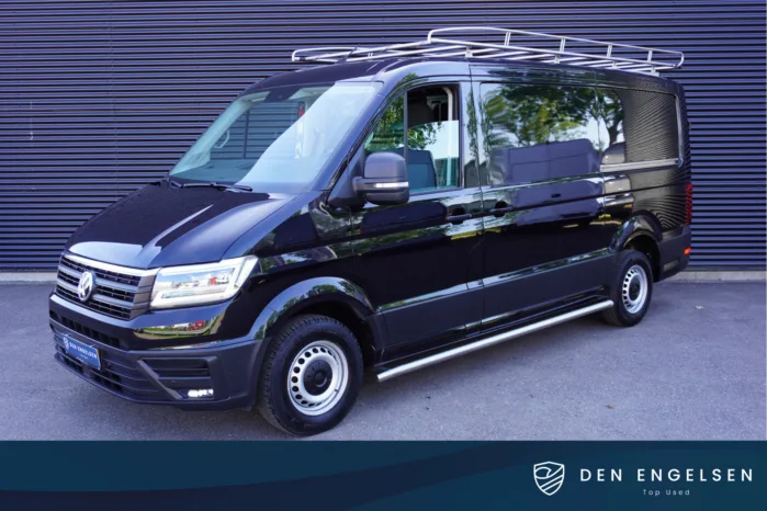 Volkswagen Crafter 35 2.0 TDI L3H2/L2H1 2x Schuifdeur LED Trekhaak Navigatie Camera Parkeersensoren Cruise control Imperiaal Sidebars
